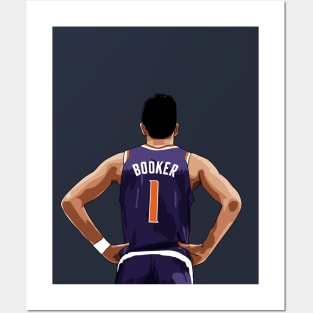 Devin Booker Vector Back Posters and Art